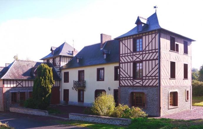 Bed and Breakfast Le Manoir Des Arts Saint-Samson-de-Bonfossé Exteriér fotografie